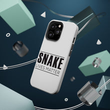 DistinctInk ToughCase for Apple iPhone, Compatible with MagSafe Charging - SNAKE Lives Matter