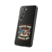 DistinctInk Hybrid (Acrylic/TPU) Clear Slim Fit Case for Apple iPhone | Trump: Promises Made, Promises Kept - Conservative