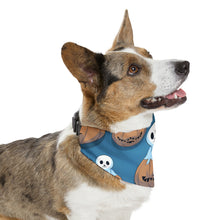 DistinctInk Adjustable Pet Banana Collar with Ghost Skeleton Pumpkin Pattern Design for Halloween
