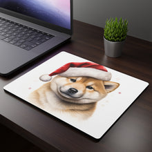 DistinctInk Mouse Pad - 1/4" Foam Rubber - Shiba Inu Puppy Drawing