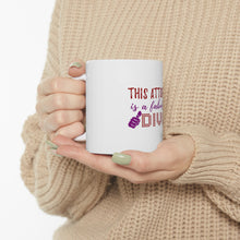 DistinctInk Glossy White Coffee / Tea Mug - This Attorney is a Fabulous Diva