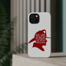 DistinctInk ToughCase for Apple iPhone, Compatible with MagSafe Charging - Feel Safe at Night Sleep with a Firefighter