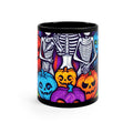 Black Coffee Mug - Exploring Inner Knowledge for Halloween LGBTQ+ Pride