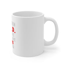 DistinctInk Glossy White Coffee / Tea Mug - OCSD - Obsessive Compulsive Skating Disorder
