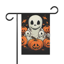 DistinctInk Garden & House Banner Flag with Ghost Skeleton Pumpkin Pattern Design for Halloween
