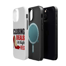 DistinctInk ToughCase for Apple iPhone, Compatible with MagSafe Charging - Closing Deals in High Heels