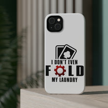 DistinctInk ToughCase for Apple iPhone, Compatible with MagSafe Charging - I Don't Even Fold My Laundry - Poker