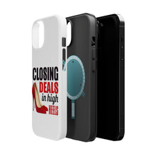 DistinctInk ToughCase for Apple iPhone, Compatible with MagSafe Charging - Closing Deals in High Heels