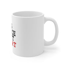 DistinctInk Glossy White Coffee / Tea Mug - Gas Clutch Shift Repeat