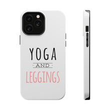 DistinctInk ToughCase for Apple iPhone, Compatible with MagSafe Charging - Yoga and Leggings