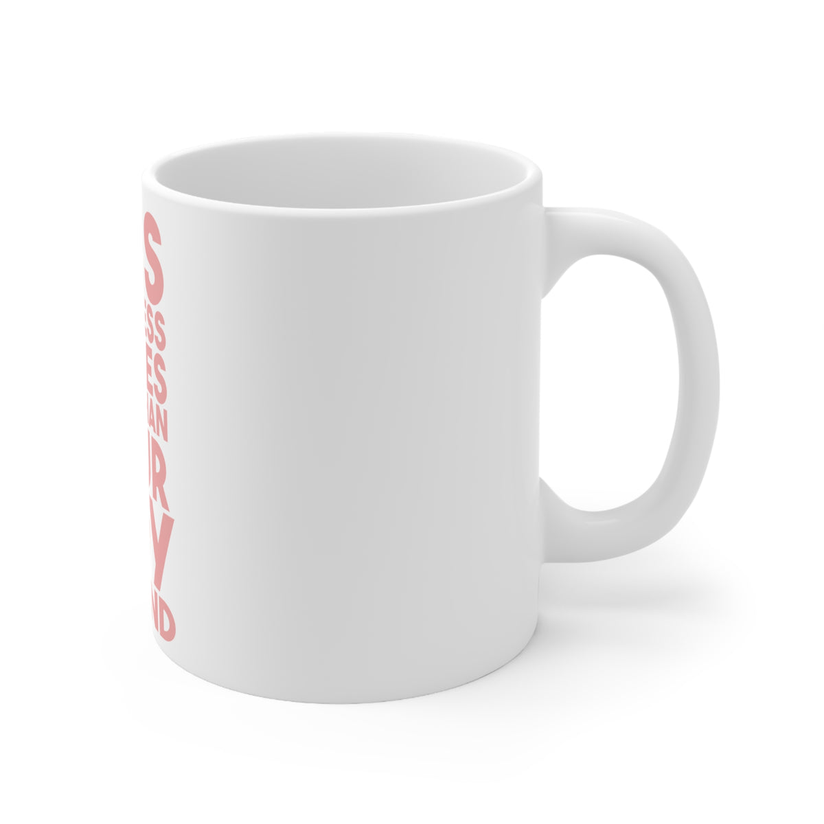 Glossy White Coffee / Tea Mug - This Princes Scores More Than Your Boyfriend, view 3