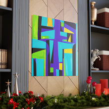 Pablo D'Azure - Mid-Century Modern Canvas Wall Art Decor