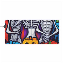 DistinctInk LED Gaming Mouse Pad with Exploring Inner Knowledge Design for Halloween  LGBTQ+ Pride