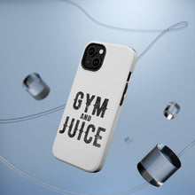DistinctInk ToughCase for Apple iPhone, Compatible with MagSafe Charging - Gym And Juice