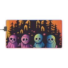 DistinctInk LED Gaming Mouse Pad with Discover Your True Path Design for Halloween  LGBTQ+ Pride