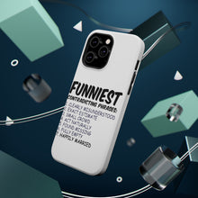 DistinctInk ToughCase for Apple iPhone, Compatible with MagSafe Charging - Funniest Contradicting Phrases - Married