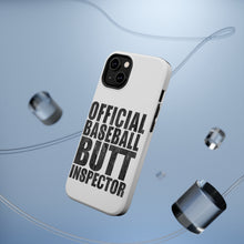 DistinctInk ToughCase for Apple iPhone, Compatible with MagSafe Charging - Official Baseball Butt Inspector