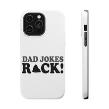 DistinctInk ToughCase for Apple iPhone, Compatible with MagSafe Charging - Dad Jokes Rock
