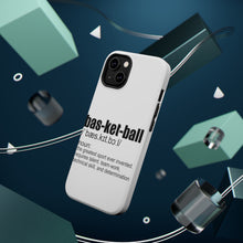 DistinctInk ToughCase for Apple iPhone, Compatible with MagSafe Charging - Basketball Definition Greatest Sport