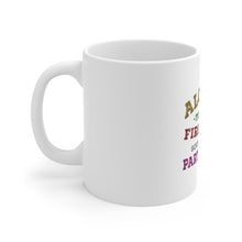 DistinctInk Glossy White Coffee / Tea Mug - Alcohol Tobacco Firearms? Sounds Like a Party