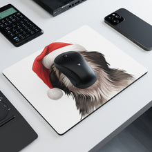 DistinctInk Mouse Pad - 1/4" Foam Rubber - Bearded Collie Puppy Drawing
