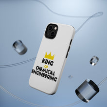 DistinctInk ToughCase for Apple iPhone, Compatible with MagSafe Charging - King of Chemical Engineering