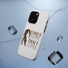 DistinctInk ToughCase for Apple iPhone, Compatible with MagSafe Charging - Curly Hair Don't Care