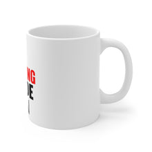 DistinctInk Glossy White Coffee / Tea Mug - Hunting Mode - ON