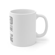 DistinctInk Glossy White Coffee / Tea Mug - I Used to Think Moonshine Was Bad For Me