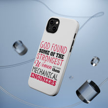 DistinctInk ToughCase for Apple iPhone, Compatible with MagSafe Charging - Strongest Women are Mechanical Engineers