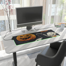 DistinctInk LED Gaming Mouse Pad with The Halloween Spell Design for Halloween