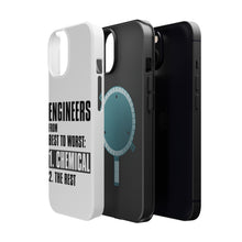 DistinctInk ToughCase for Apple iPhone, Compatible with MagSafe Charging - Chemical Engineers are the Best
