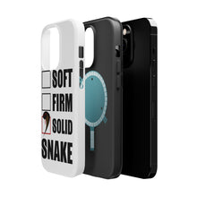 DistinctInk ToughCase for Apple iPhone, Compatible with MagSafe Charging - Soft Firm Solid Snake