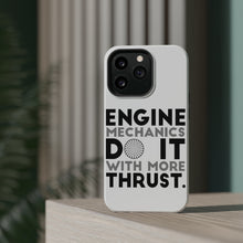 DistinctInk ToughCase for Apple iPhone, Compatible with MagSafe Charging - Engine Mechanics Do It With More Thrust