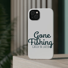 DistinctInk ToughCase for Apple iPhone, Compatible with MagSafe Charging - Gone Fishing Catch Ya Later