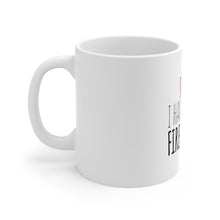 DistinctInk Glossy White Coffee / Tea Mug - So Hot I Have My Own Firefighter