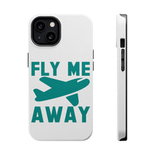 DistinctInk ToughCase for Apple iPhone, Compatible with MagSafe Charging - Fly Me Away - Travel