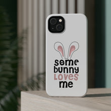 DistinctInk ToughCase for Apple iPhone, Compatible with MagSafe Charging - Some Bunny Loves Me - Rabbit
