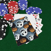 DistinctInk Playing / Poker Cards with Ghoulish Ghostbusters and Pumpkins Design for Halloween
