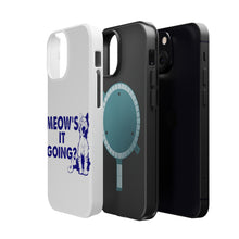 DistinctInk ToughCase for Apple iPhone, Compatible with MagSafe Charging - Meow's It Going?