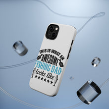 DistinctInk ToughCase for Apple iPhone, Compatible with MagSafe Charging - This is What Awesome Fishing Dad Looks Like
