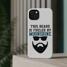 DistinctInk ToughCase for Apple iPhone, Compatible with MagSafe Charging - This Beard is Fueled by Moonshine