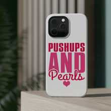 DistinctInk ToughCase for Apple iPhone, Compatible with MagSafe Charging - Pushups and Pearls