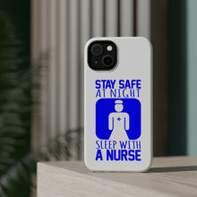 DistinctInk ToughCase for Apple iPhone, Compatible with MagSafe Charging - Stay Safe at Night Sleep With a Nurse