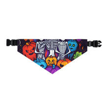 DistinctInk Adjustable Pet Banana Collar with Exploring Inner Knowledge Design for Halloween LGBTQ+ Pride
