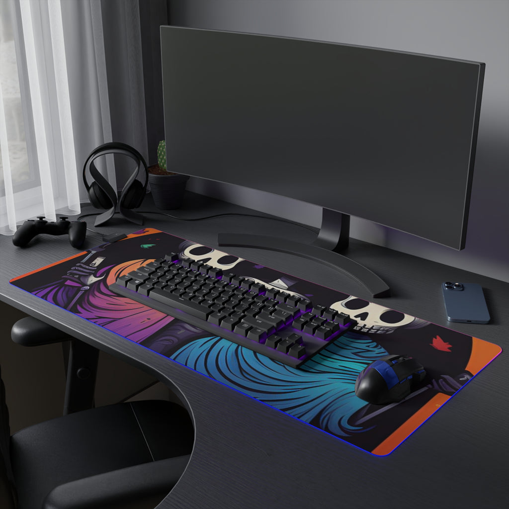 LED Gaming Mouse Pad with The Paths We Choose Design for Halloween LGBTQ+ Pride, view 47