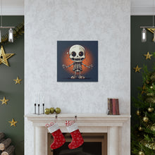 DistinctInk Canvas Wall Art with Skelly's Halloween Bash for Halloween