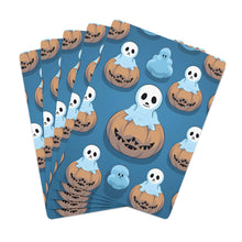 DistinctInk Playing / Poker Cards with Ghost Skeleton Pumpkin Pattern Design for Halloween