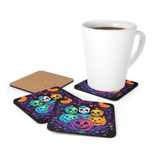 DistinctInk (Set of 4) Corkwood Coasters with Creating Lasting MemoriesDesign for Halloween LGBTQ+ Pride