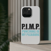DistinctInk ToughCase for Apple iPhone, Compatible with MagSafe Charging - PIMP - Punching Is My Pleasure